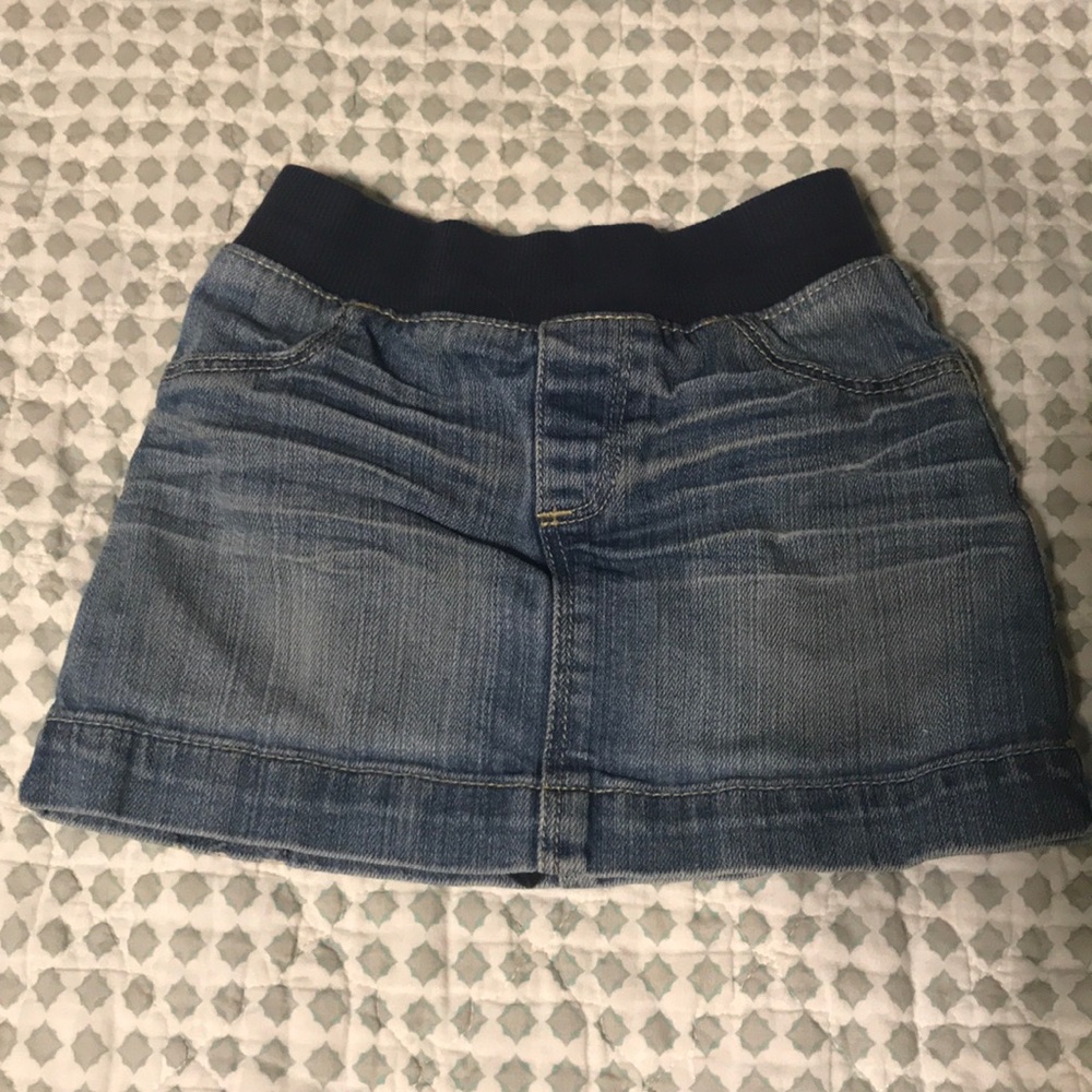 Toddler denim skirt